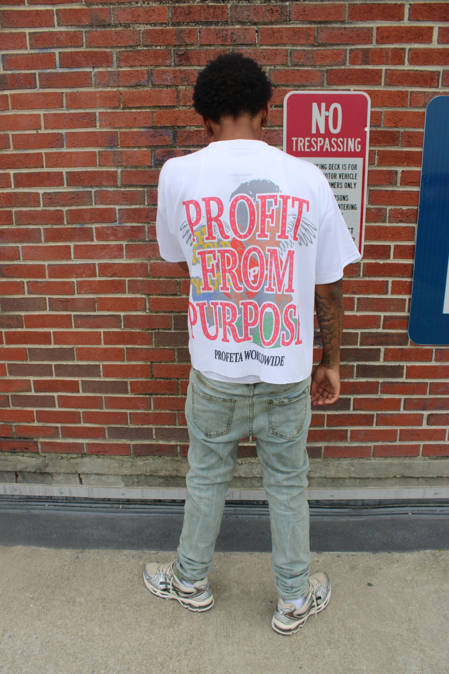 White "The World is Yours" Tee