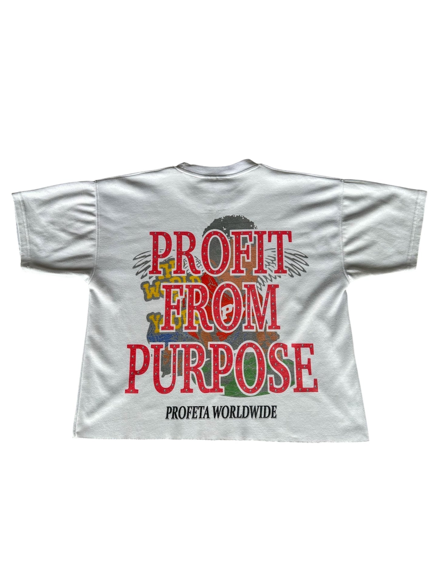 White "The World is Yours" Tee