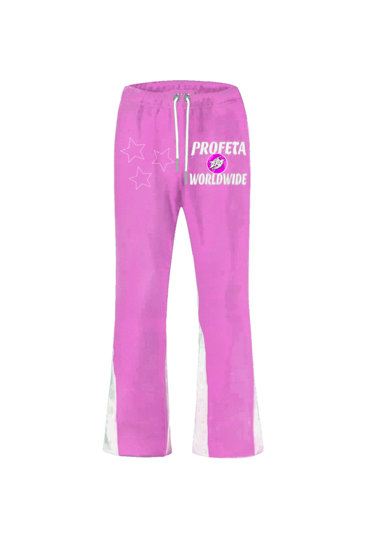 Pink "Global" Sweatpants