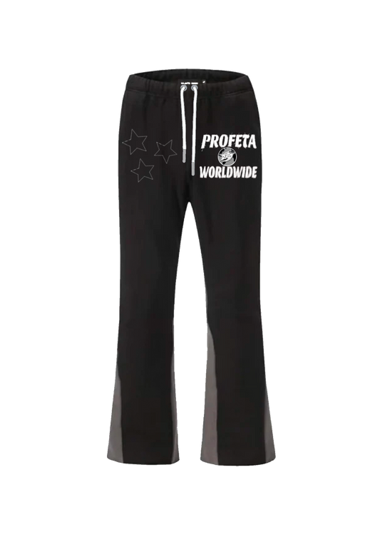 Black "Global" Sweatpants