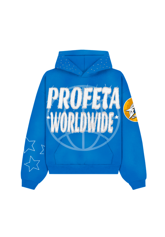 Blue "Global" Hoodie